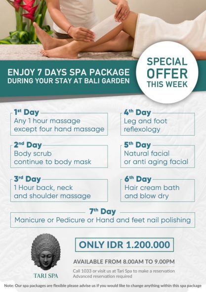 7 DAYS TARI SPA PROMO